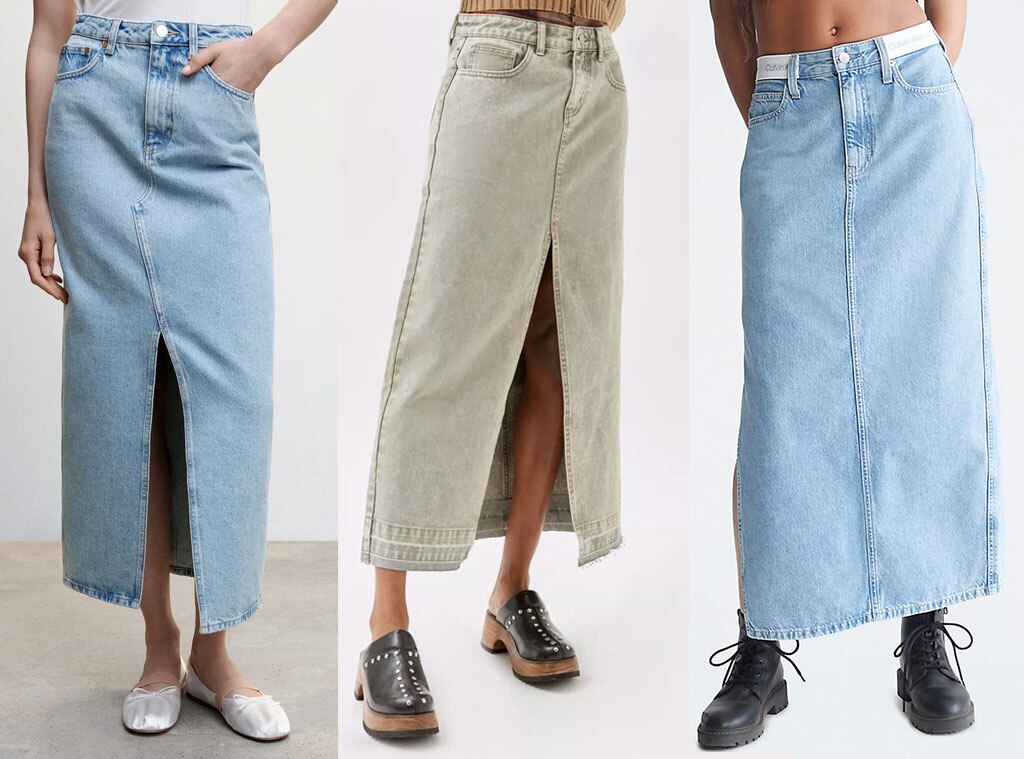 Buy Chicago Skirt - Lyocell Blue Online | Rollas Jeans